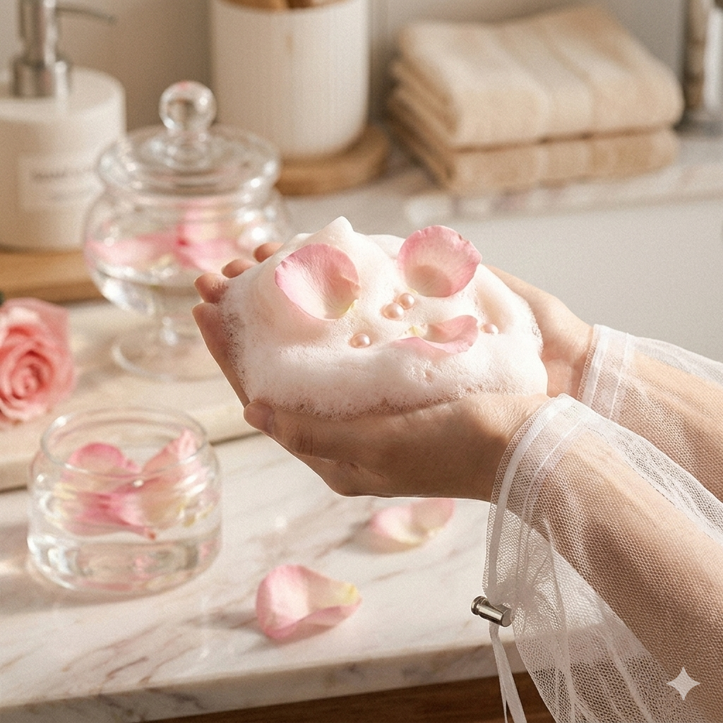 The Secret to a Rose-Scented Bath Ritual 🌹 Softness Hidden in Every Bubble